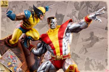 Fastball Special: Colossus and Wolverine Statues