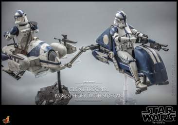 Heavy Weapons Clone Trooper and BARC Speeder with Sidecar Set