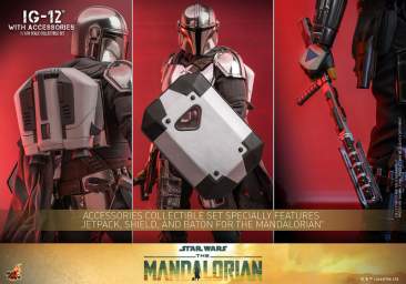 Star Wars: The Mandalorian - IG-12 With Accessories Set
